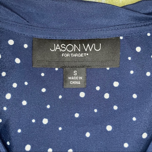 Jason Wu for Target Polka Dot Button Up Blouse NWT - Picture 3 of 12
